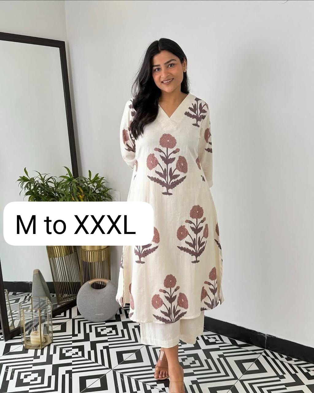 Summer Cotton Kurta Set