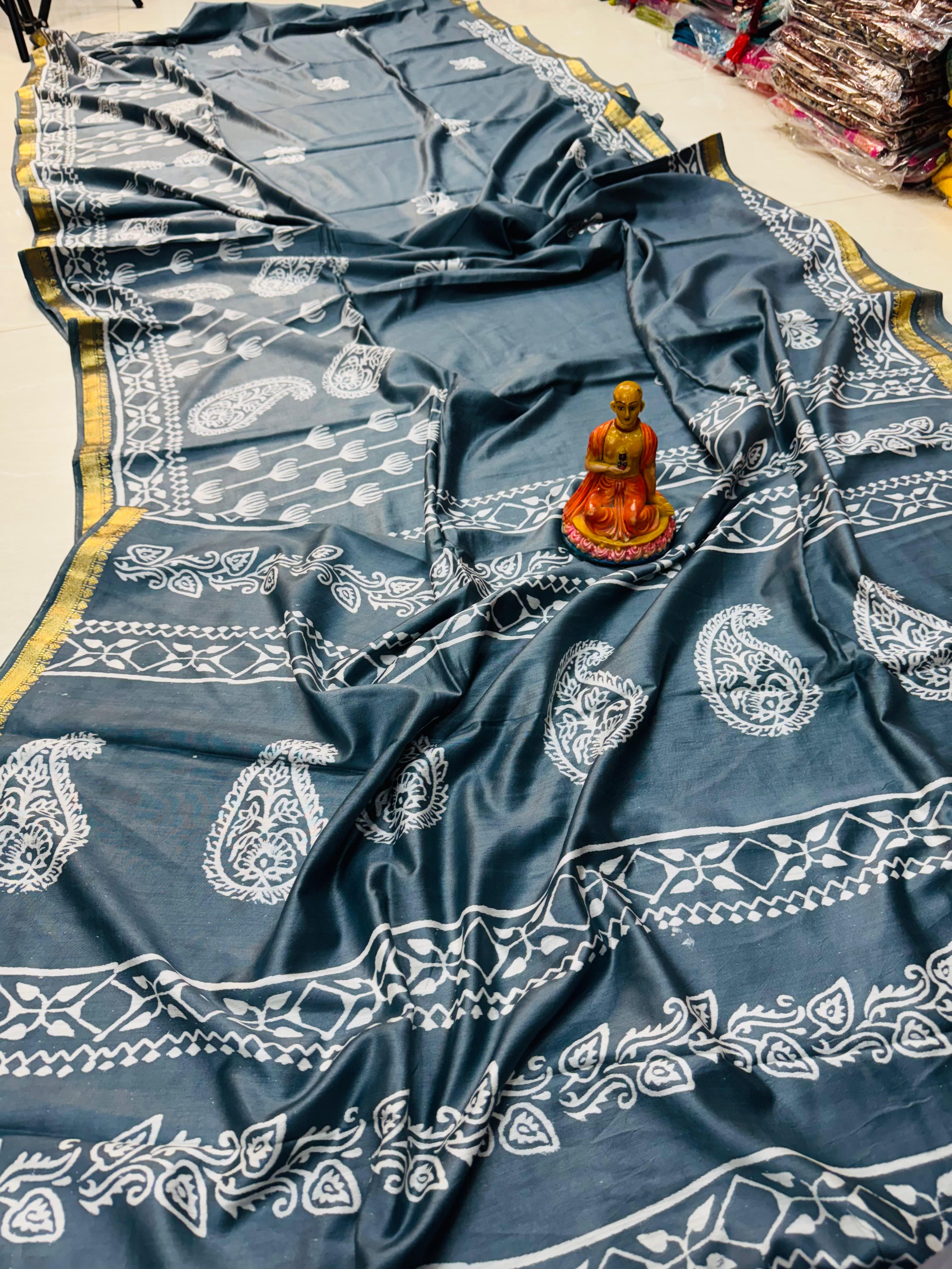 NEW EXCLUSIVE MAHESHWARI SILK  WITH BP