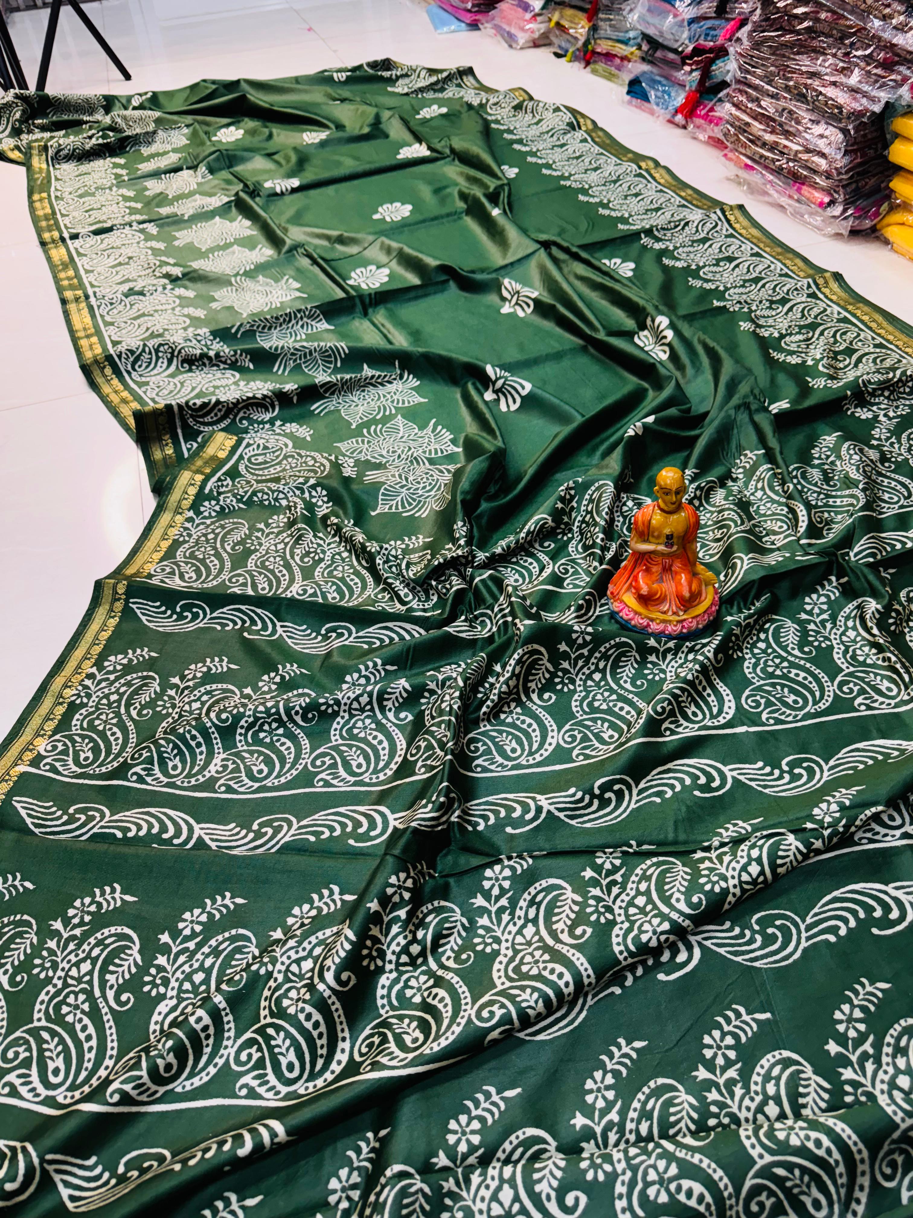 NEW EXCLUSIVE MAHESHWARI SILK  WITH BP