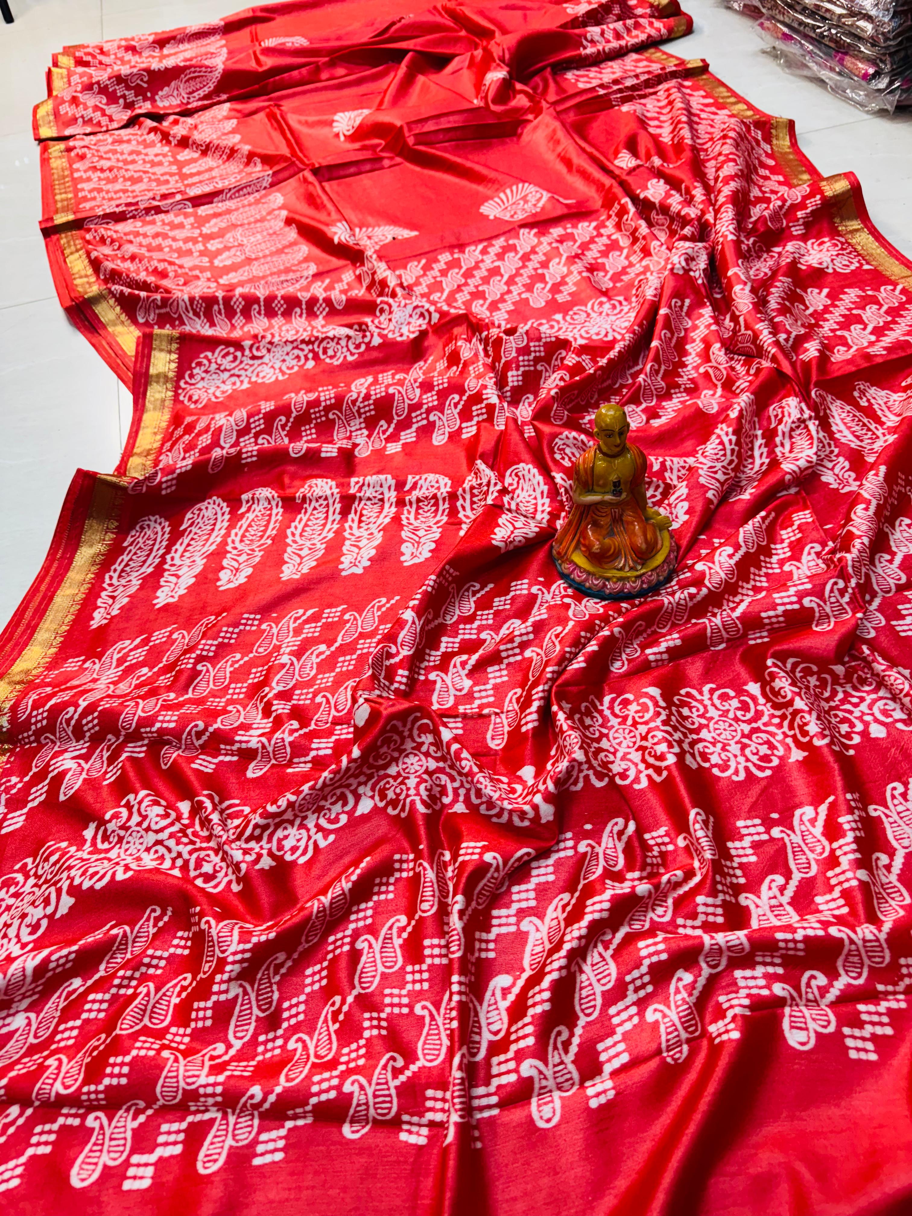 NEW EXCLUSIVE MAHESHWARI SILK  WITH BP