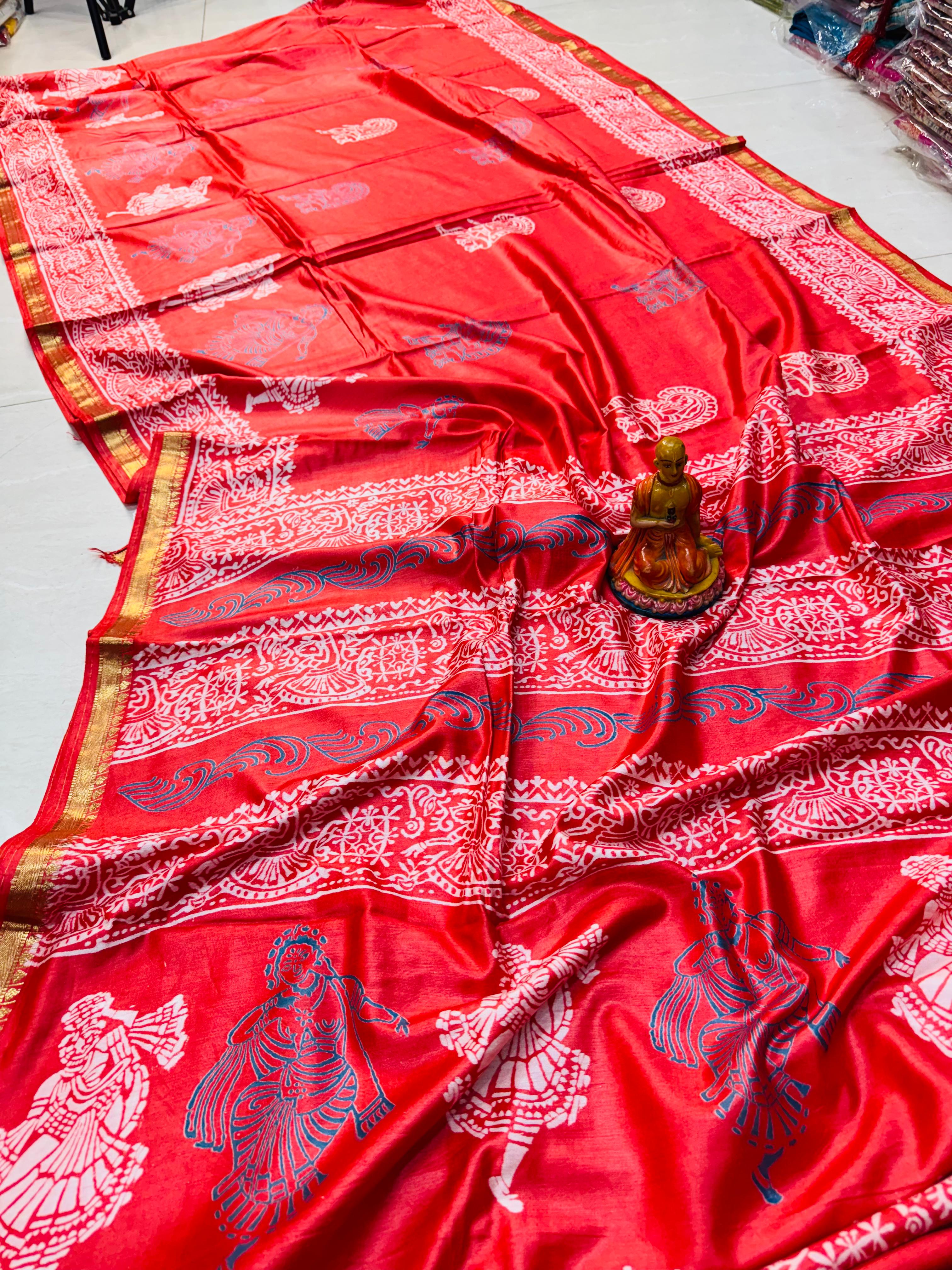 NEW EXCLUSIVE MAHESHWARI SILK  WITH BP