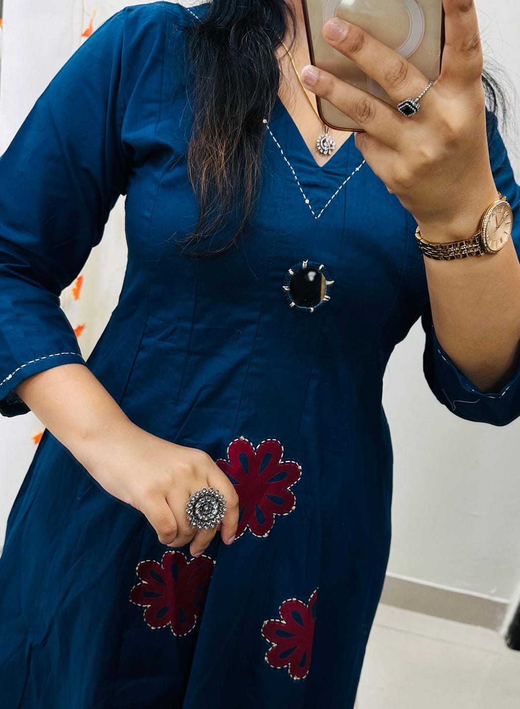 Premium Rich Heavy Cotton Block Printed Suit