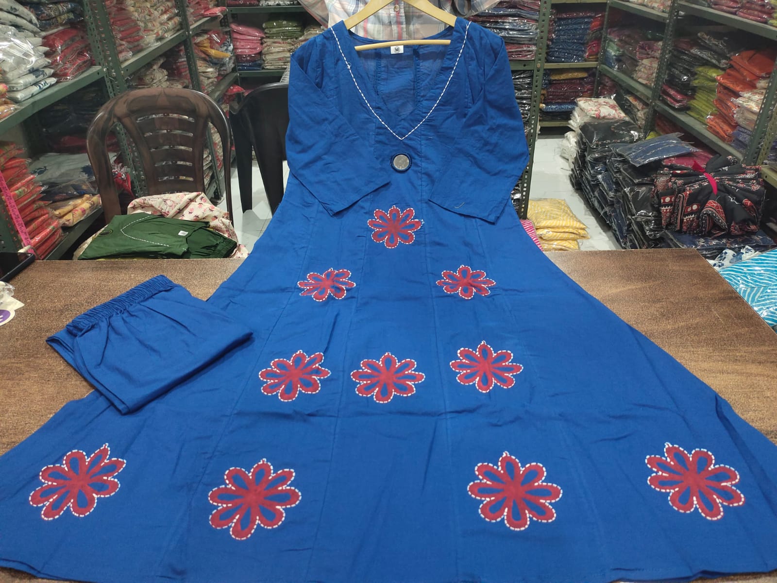 Premium Rich Heavy Cotton Block Printed Suit