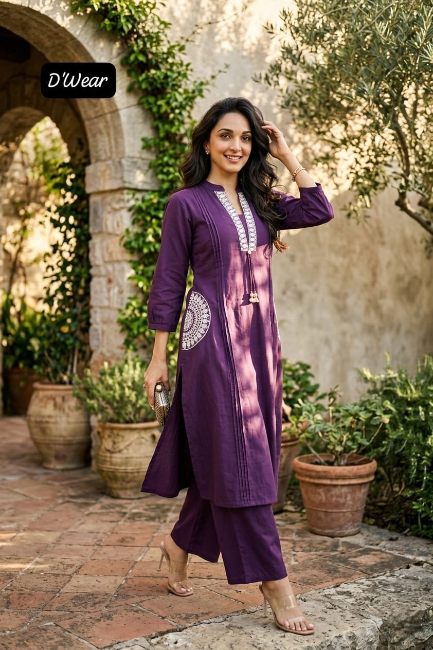 Beautiful Kurti Palazzo Set