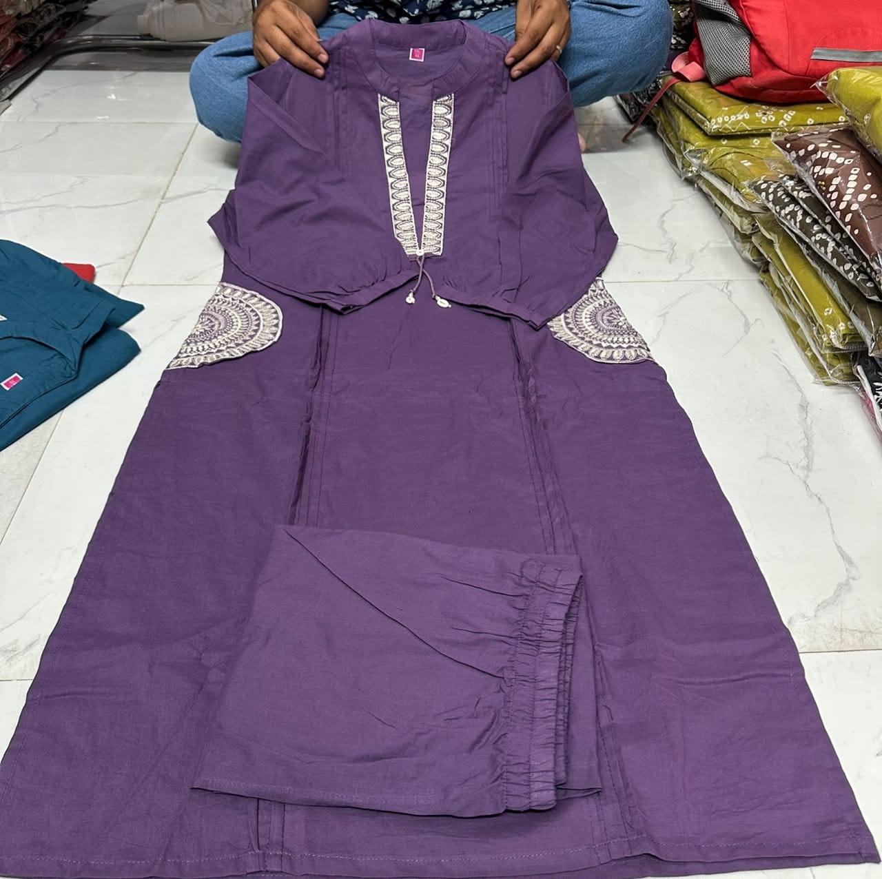 Beautiful Kurti Palazzo Set