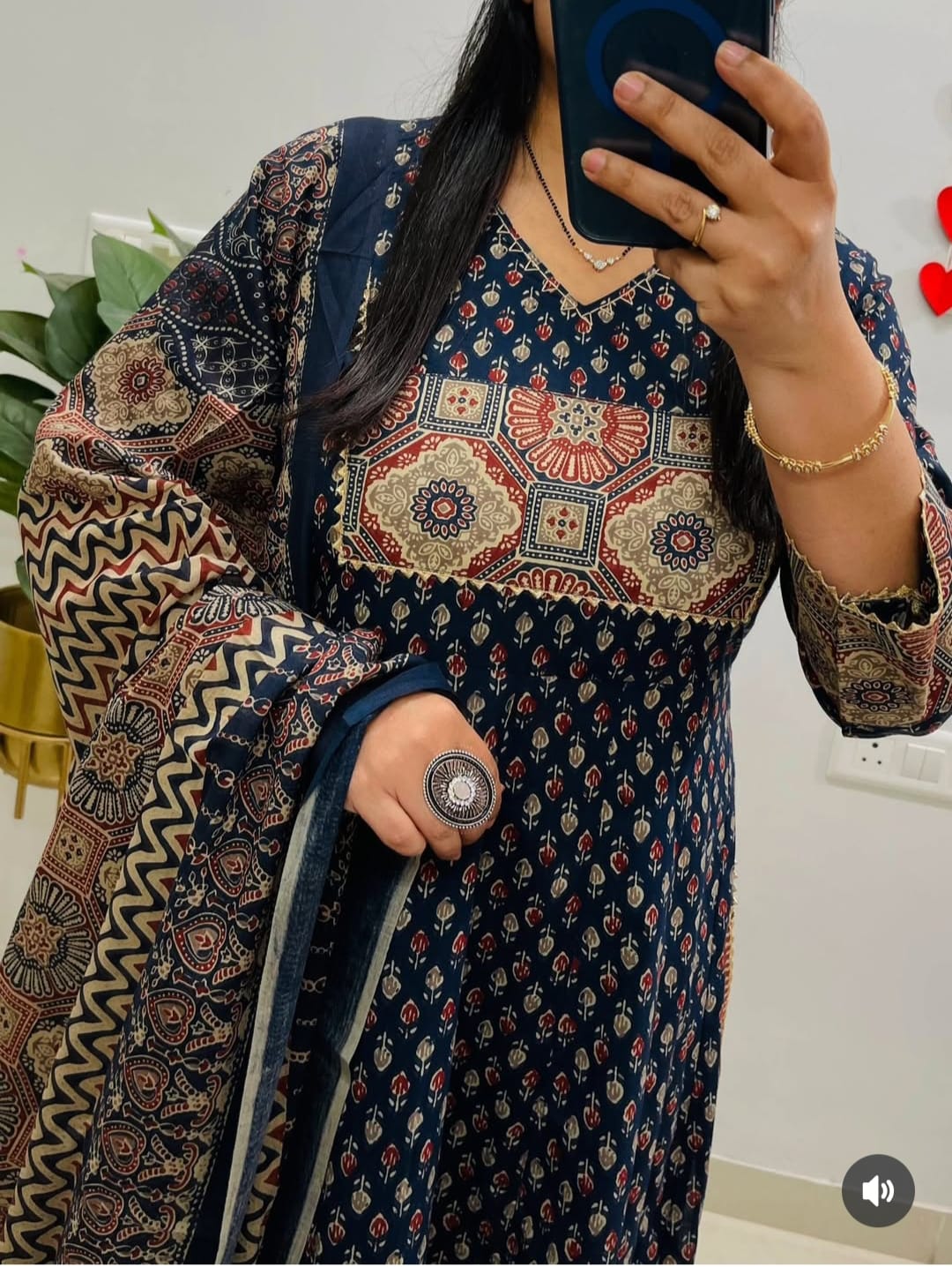 Kurti with pant with dupatta