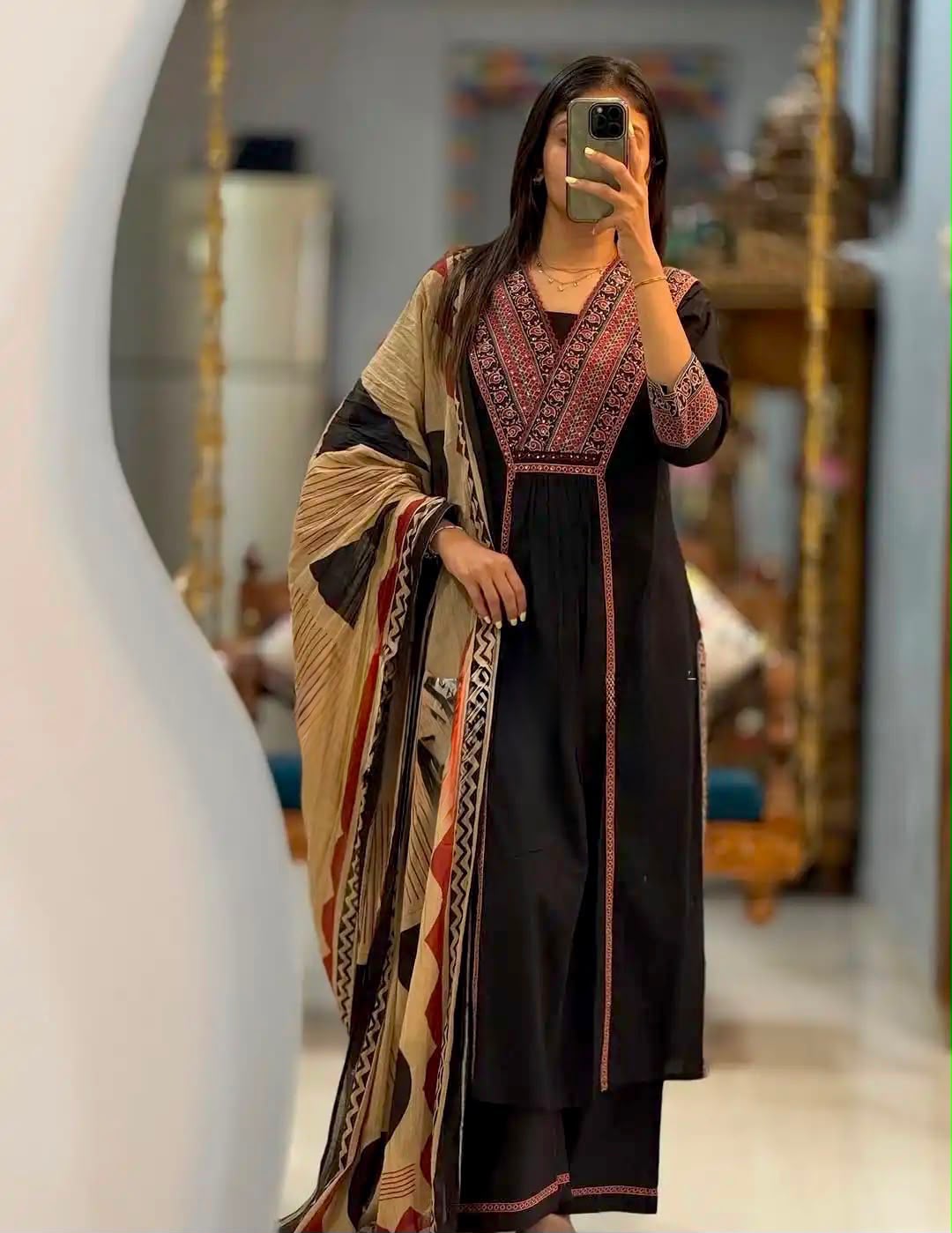 ELEGANT COTTON KURTI SET