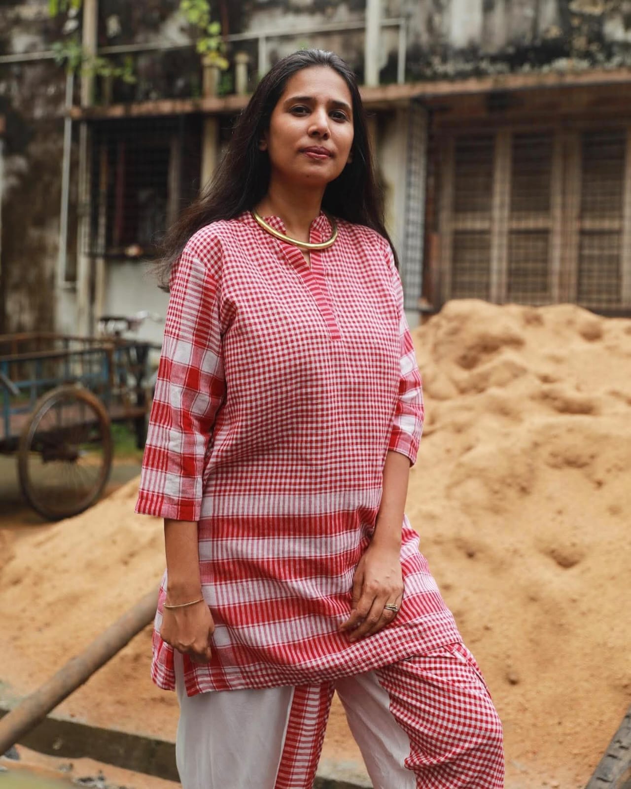 Gamchha Co-Ord Set : Kurta/Shirt & Dhoti PanT