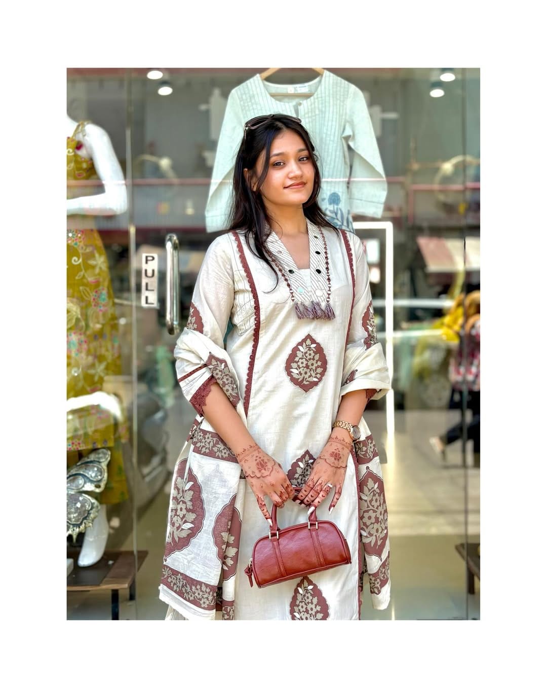 Jaipuri Print Kurta Pant Set with Dupatta 🌸