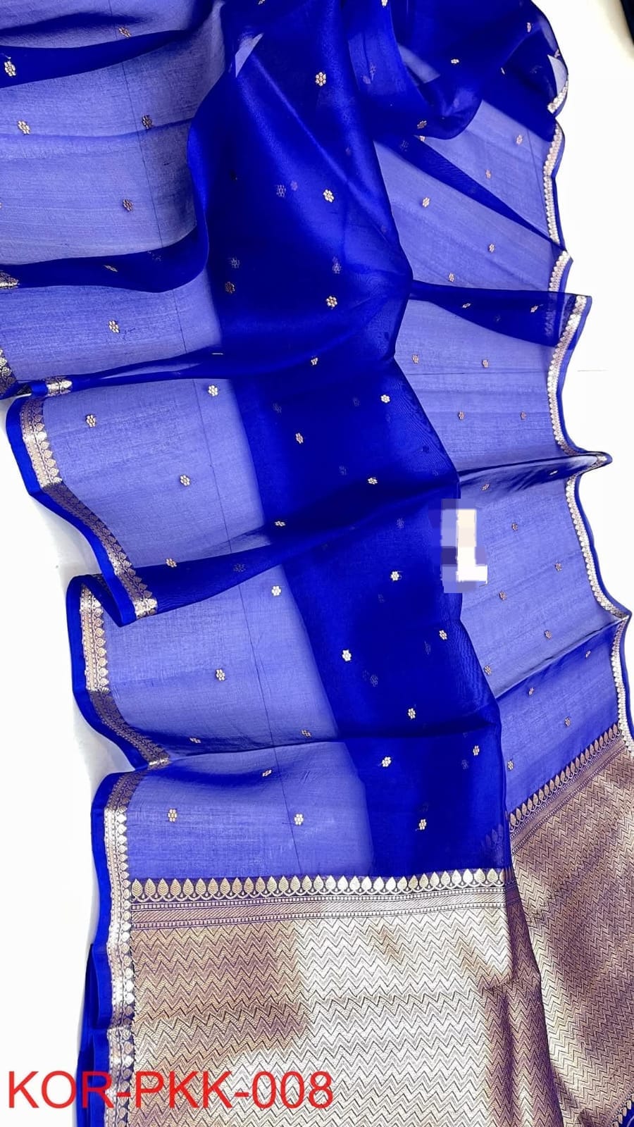 ELEGANT BANARASI KORA SOFT TISSUE SILK SAREE