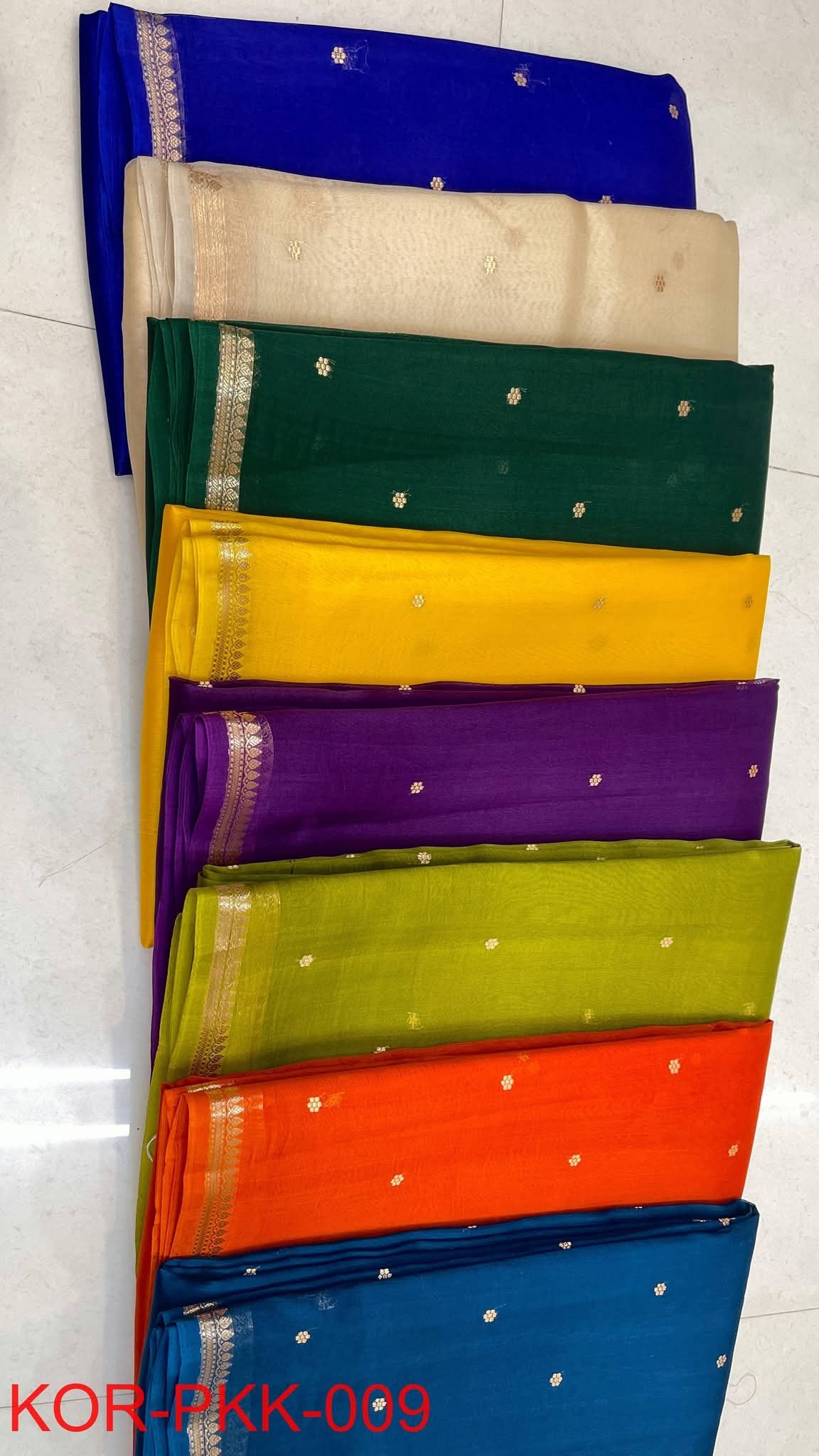 ELEGANT BANARASI KORA SOFT TISSUE SILK SAREE